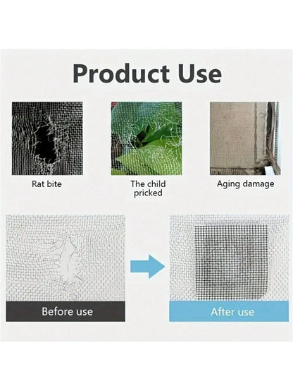 Strong Self Adhesive Window Net Screen Repair Patch Tape For Covering Up Holes Tears Anti Insect Mosquito Mesh