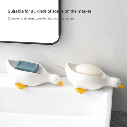 Pack of 3 Cute Duck Soap Dish
