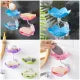 Wall- Mounted Drain Soap Box Double Layer Flower Shaped Soap Tray