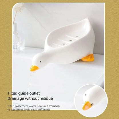 Pack of 3 Cute Duck Soap Dish