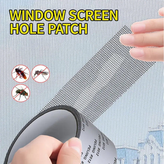 Strong Self Adhesive Window Net Screen Repair Patch Tape For Covering Up Holes Tears Anti Insect Mosquito Mesh