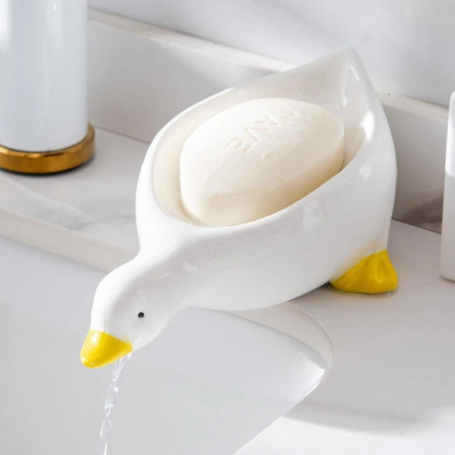 Pack of 3 Cute Duck Soap Dish