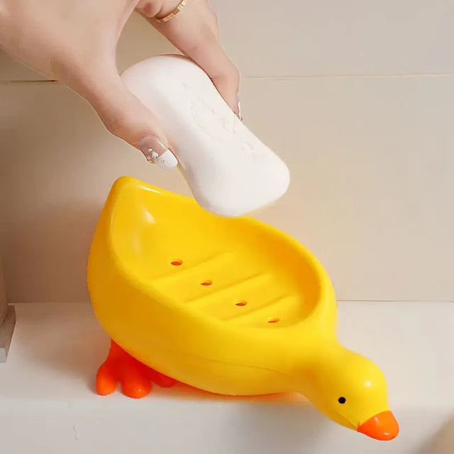 Pack of 3 Cute Duck Soap Dish