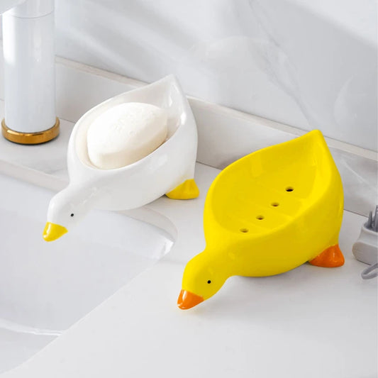 Pack of 3 Cute Duck Soap Dish