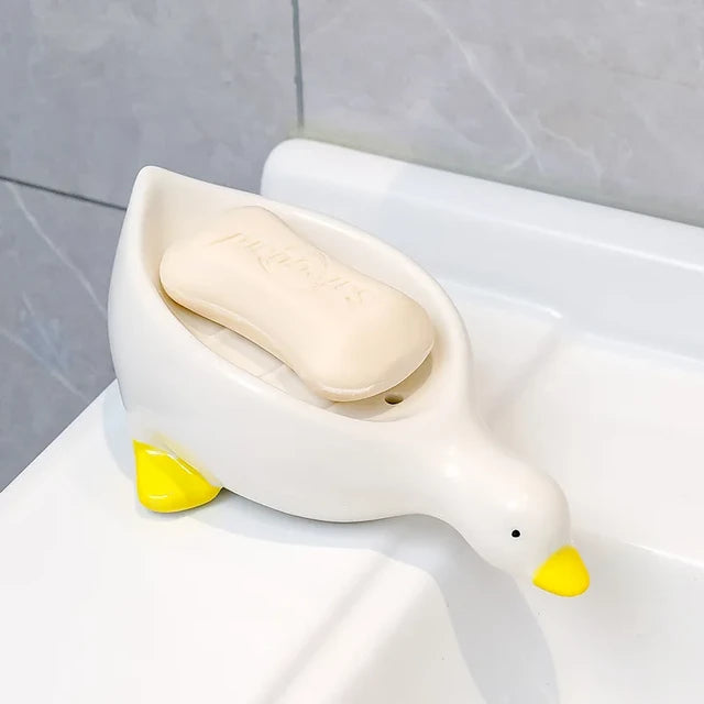 Pack of 3 Cute Duck Soap Dish