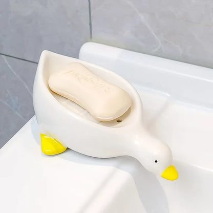 Pack of 3 Cute Duck Soap Dish