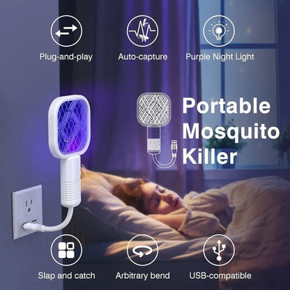 Portable and USB Rechargeable 2 in 1 Mini Mosquito Killer Lamp