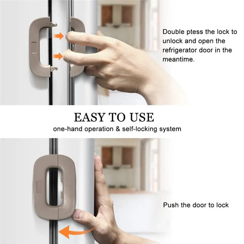 Smart home Refrigerator Lock for children .