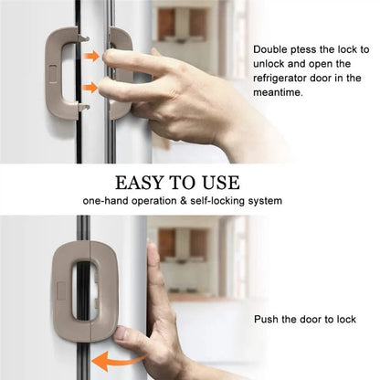 Smart home Refrigerator Lock for children .